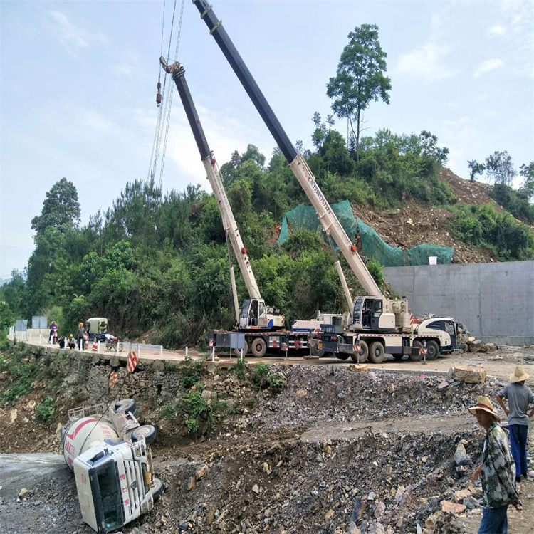 南雄南雄24小时应急道路救援吊装吊装现场实拍